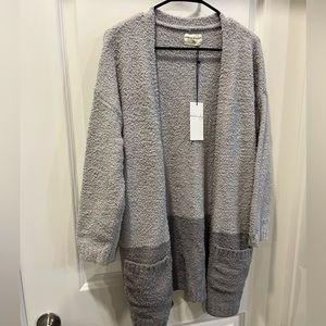 NWT Thread & Supply oversized sherpa cardigan